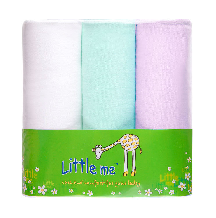 Теплые пеленки для новорожденных Little Me, 3 штуки фото 1 &mdash; MamaEmma.ru