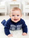 Комбинезон вязаный на молнии для новорожденных фото 8 &mdash; MamaEmma.ru