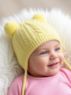 Вязаная шапка с шерстью мериноса на подкладке хлопок фото 4 &mdash; MamaEmma.ru