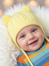 Вязаная шапка с шерстью мериноса на подкладке хлопок фото 9 &mdash; MamaEmma.ru