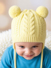 Вязаная шапка с шерстью мериноса на подкладке хлопок фото 2 &mdash; MamaEmma.ru