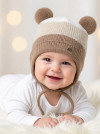 Детская шапочка для новорожденных однослойная вязаная фото 8 &mdash; МамаЭмма
