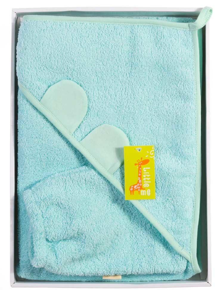 Детский банный набор LittleMe, бирюзовый фото 1 &mdash; MamaEmma.ru