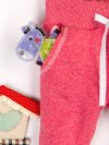 Спортивные брюки с карманами, коралловые фото 4 &mdash; MamaEmma.ru