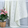 Плед детский ажурный экрю