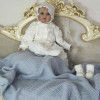 Детский плед с подкладкой Сонет, двойная вязка фото 3 &mdash; MamaEmma.ru