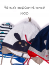 Забавная шапочка с зайкой Jamiks Felix белая фото 5 &mdash; МамаЭмма