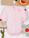 Боди для новорожденных Кантри розовый фото 1 &mdash; MamaEmma.ru