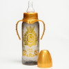 Бутылочка для кормления Gold baby, с ручками, 250 мл, Золотая коллекция фото 4 &mdash; МамаЭмма