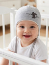 Шапка чепчик для новорожденного малыша Мышонок фото 7 &mdash; MamaEmma.ru