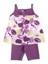 Летняя блузка и лосины Kyly фиолетовые фото 2 &mdash; MamaEmma.ru
