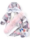 Комбинезон трансформер  с розовым мехом Pilguni Fantasy фото 2 &mdash; MamaEmma.ru