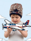 Шапка для мальчика, Aviator Mialt с шевроном фото 3 &mdash; МамаЭмма